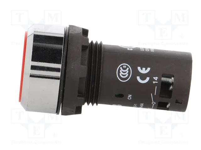 ABB Interruptor de presión CP1 22mm Rojo NA