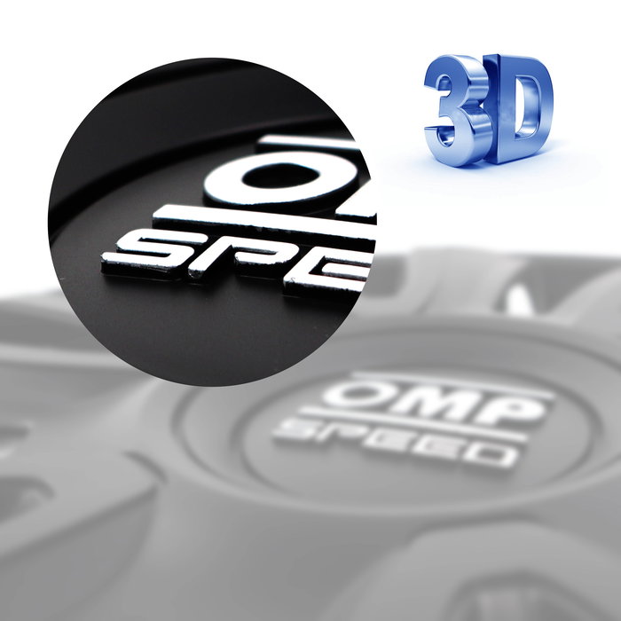 Omp Juego 4 Tapacubos Magnum Negro 16 Pulgadas OMPS07011601 Omp Juego 4 Tapacubos Magnum Negro 16 Pulgadas OMPS07011601