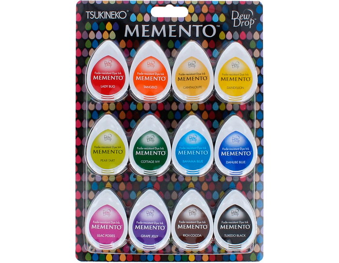 Tsukineko Set 12 almohadillas de tinta gota MEMENTO gomitas dulces Tsukineko Set 12 almohadillas de tinta gota MEMENTO gomitas dulces