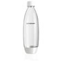 SodaStream Pack de 3 Botellas PET de 1L, Negro/Blanco