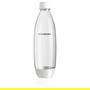 SodaStream 2260748 Botella PET para Bebida Carbonatada 1L Negro Blanco Pack 3 Unidades