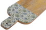 DKD Home Decor Tabla de Cortar de Mango Lacado Verde
