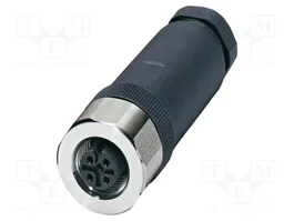 PHOENIX CONTACT Conector M12 Recto de 5 Pines IP65 Dorado