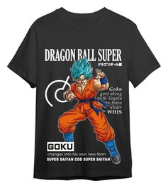 Superplay Camiseta Dragon Ball Super Goku Training Negro Talla S