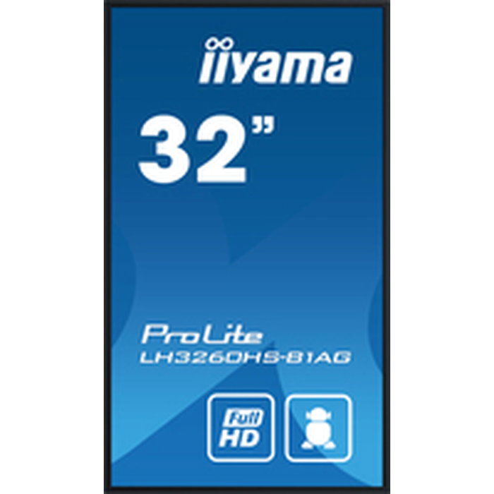 Iiyama PROLITE LH3260HS-B1AG Pizarra de caballete digital 31.5 pulg Full HD Android 11 Iiyama PROLITE LH3260HS-B1AG Pizarra de caballete digital 31.5 pulg Full HD Android 11