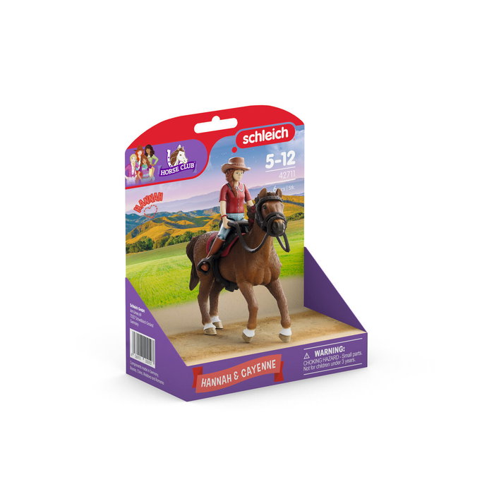 Schleich Figuras de Hannah y Cayenne Horse Club 42711 Schleich Figuras de Hannah y Cayenne Horse Club 42711