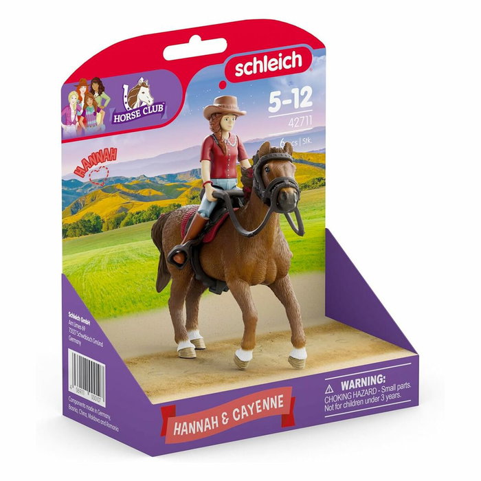 Schleich Figuras de Hannah y Cayenne Horse Club 42711 Schleich Figuras de Hannah y Cayenne Horse Club 42711
