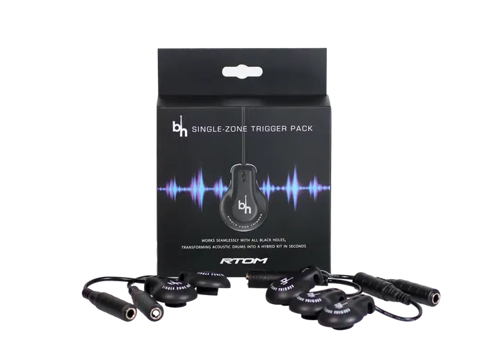 RTOM R-Tom - Triggers para Batería Híbrida Black Holes, Pack de 5