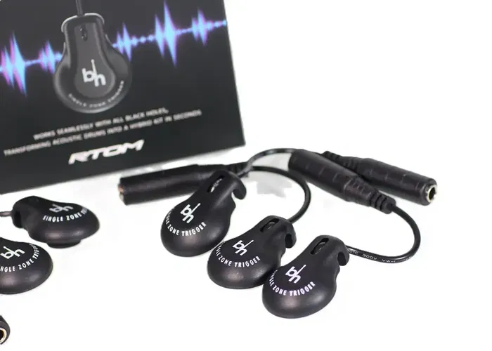 RTOM R-Tom - Triggers para Batería Híbrida Black Holes, Pack de 5