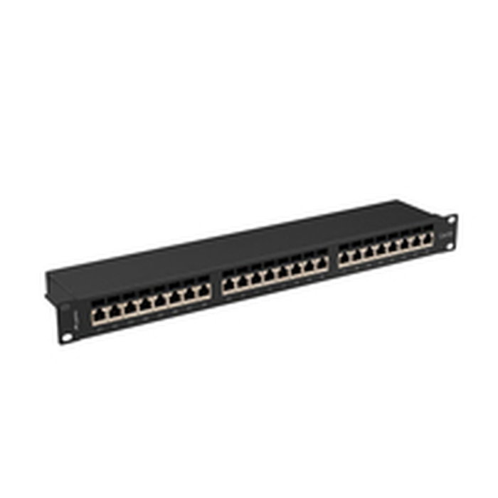 Lanberg PPSA-1024-B Patch Panel 24 Puertos Cat6a Negro