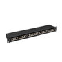 Lanberg PPSA-1024-B Patch Panel 24 Puertos Cat6a Negro