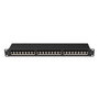 Lanberg PPSA-1024-B Patch Panel 24 Puertos Cat6a Negro
