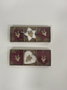 DKD Home Decor Set de 3 Decoraciones Colgantes de Poliéster