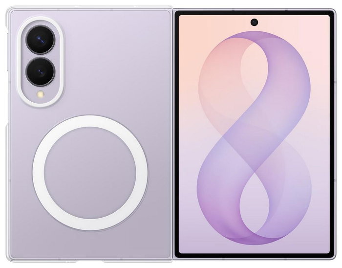 Samsung Clear Magnet Case para Galaxy Fold8, Transparente Samsung Clear Magnet Case para Galaxy Fold8, Transparente