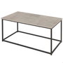 Max Home Mesa de Centro 90x48x40 cm Hierro y MDF