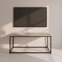 Max Home Mesa de Centro 90x48x40 cm Hierro y MDF