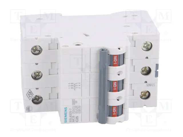 SIEMENS 5SL6325-7 Interruptor magnetotérmico 25A 3 polos SIEMENS 5SL6325-7 Interruptor magnetotérmico 25A 3 polos