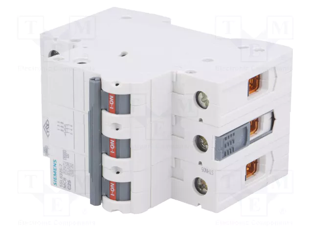 SIEMENS 5SL6325-7 Interruptor magnetotérmico 25A 3 polos SIEMENS 5SL6325-7 Interruptor magnetotérmico 25A 3 polos