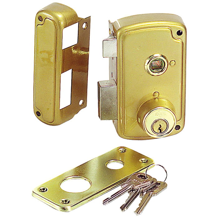 UCEM Cerradura de sobreponer 4056-B HB 60 (65) Derecha