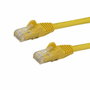 StarTech.com Cable de red Cat6 UTP de 5m Amarillo con conectores RJ45 sin enganches