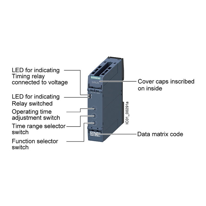 Siemens 3RP2505-1BW30 Relé de tiempo multifunción 12-240 V Siemens 3RP2505-1BW30 Relé de tiempo multifunción 12-240 V
