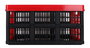 Inde Voila Caja Plegable 45L Rojo y Negro (10 Unidades)