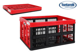 Inde Voila Caja Plegable 45L Rojo y Negro (10 Unidades)