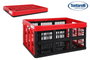 Inde Voila Caja Plegable 45L Rojo y Negro (10 Unidades)