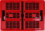 Inde Voila Caja Plegable 45L Rojo y Negro (10 Unidades)