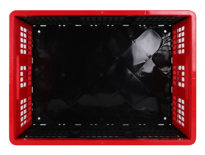 Inde Voila Caja Plegable 45L Rojo y Negro (10 Unidades)
