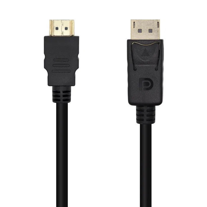 Aisens Cable Adaptador DisplayPort a HDMI DP-M a HDMI-M 3 Metros Negro, Compatible 4K 30Hz, Audio 8 Canales, DP 1.2a, HDMI 1.4b Aisens Cable Adaptador DisplayPort a HDMI DP-M a HDMI-M 3 Metros Negro, Compatible 4K 30Hz, Audio 8 Canales, DP 1.2a, HDMI 1.4b