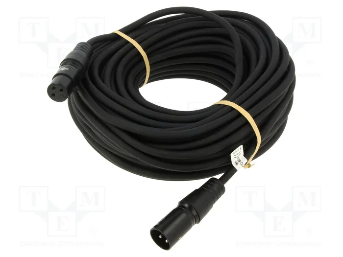 GOOBAY Cable XLR macho 3pin a XLR hembra 3pin 20m GOOBAY Cable XLR macho 3pin a XLR hembra 3pin 20m