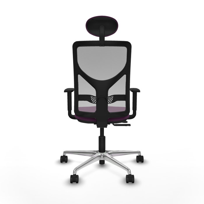 PIQUERAS Y CRESPO Silla de oficina Motilla Morado y Gris