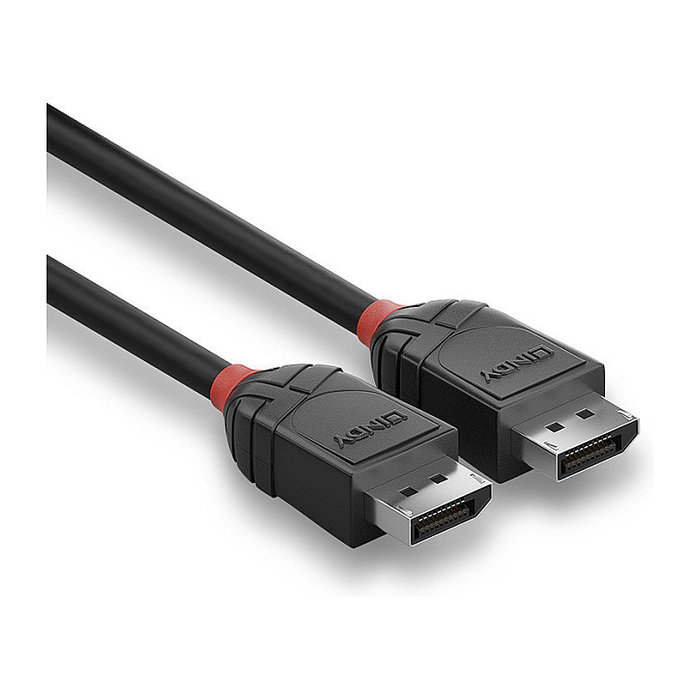 Lindy - Cable DisplayPort 1.2 Black, 1 metro, para conectar PC a monitor