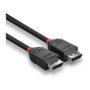 Lindy - Cable DisplayPort 1.2 Black, 1 metro, para conectar PC a monitor