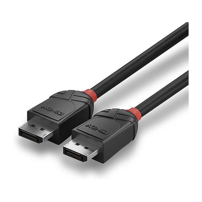 Lindy - Cable DisplayPort 1.2 Black, 1 metro, para conectar PC a monitor