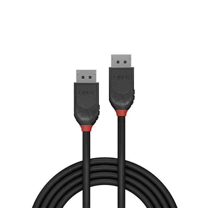 Lindy 36491 Cable DisplayPort 1.2 DP 1.0 m Negro - Resolución 4K UHD (4096x2160) @ 21.6 Gbit/s