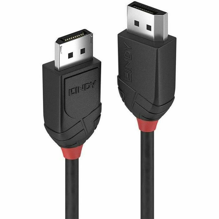 Lindy Cable DisplayPort 1.2 Black Line 1m Negro