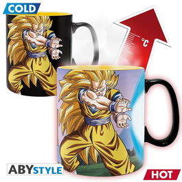 Abystyle Taza Térmica de Cambio de Color Dragon Ball Z Goku Kamehameha 460 ml