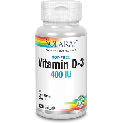 SOLARAY Vitamina D3 400 UI 120 Perlas SOLARAY Vitamina D3 400 UI 120 Perlas
