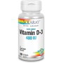 SOLARAY Vitamina D3 400 UI 120 Perlas