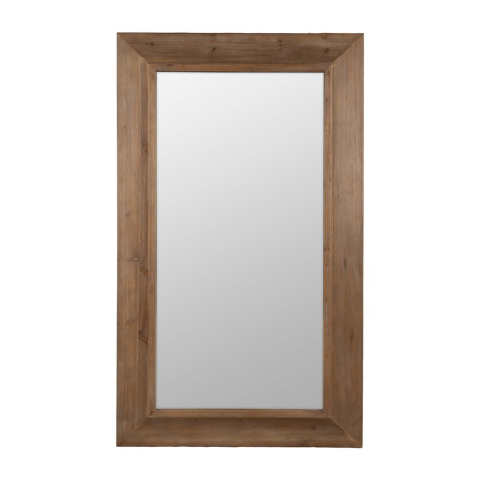 Espejo Natural Madera / Cristal 110 X 7,50 X 185 cm