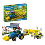 PLAYMOBIL Tractor Pequeño Hileradora de Heno 72163