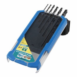 Wolfcraft Juego de 6 Brocas para Metal HSS ø2-8 mm