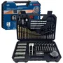 Bosch BOS1701161928997 Juego de Brocas y Taladros Professional 103 Piezas para Madera, Piedra y Metal