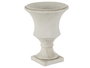 Macetero Copa Cemento Pequeño Blanco Roto Ibergarden 15 cm x 19.5 cm x 15 cm (Set de 12)