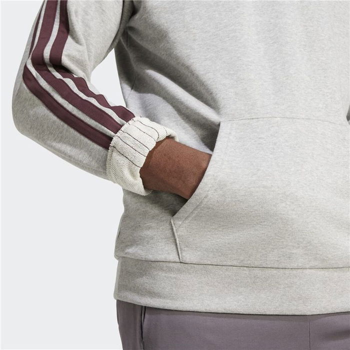 Sudadera con Capucha Hombre Adidas Colleg Hood Gris 11-12 Años