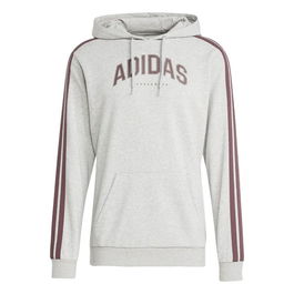 Sudadera con Capucha Hombre Adidas Colleg Hood Gris 11-12 Años
