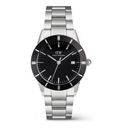 Daniel Wellington DW00100822 con correa de acero gris y esfera negra