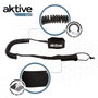 Aktive Surf Leash de paddle surf espiral negro